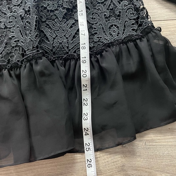 Kate Spade New York Lace‎ Bell-Sleeve Peplum Top - Picture 5 of 8